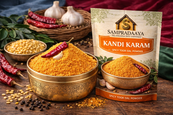 Kandi Karam - Telangana Toor Dal Spice Powder