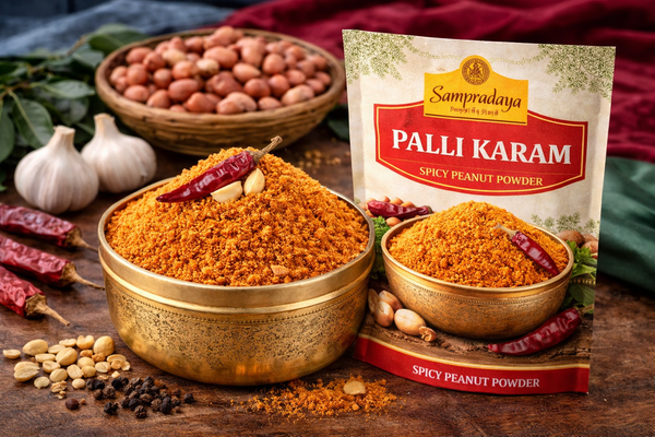 Palli Karam - Spicy Telangana Peanut Chutney Powder