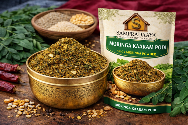 Moringa Karam - Nutritious Telangana Drumstick Leaf Spice Powder