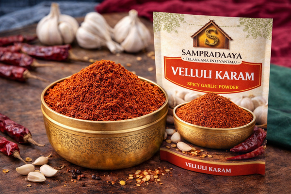 Velluli Karam - Spicy Telangana Garlic Chutney Powder