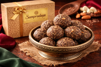 Flaxseed Laddu (Avisa Ginjalu) - Healthy Telangana Energy Balls
